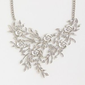 Torrid Floral Rhinestone Necklace
